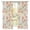Peach, Sage, Olive, Cream, variant on Peach Floral Sheer Curtains 63 Inches Long, Farmhouse Botanical Garden Flowers Light Filtering Window Curtains for Living Room/Bedroom, Rod Pocket Voile Sheer Curtain Drapes, 52"W x 63"L, 2 Panels