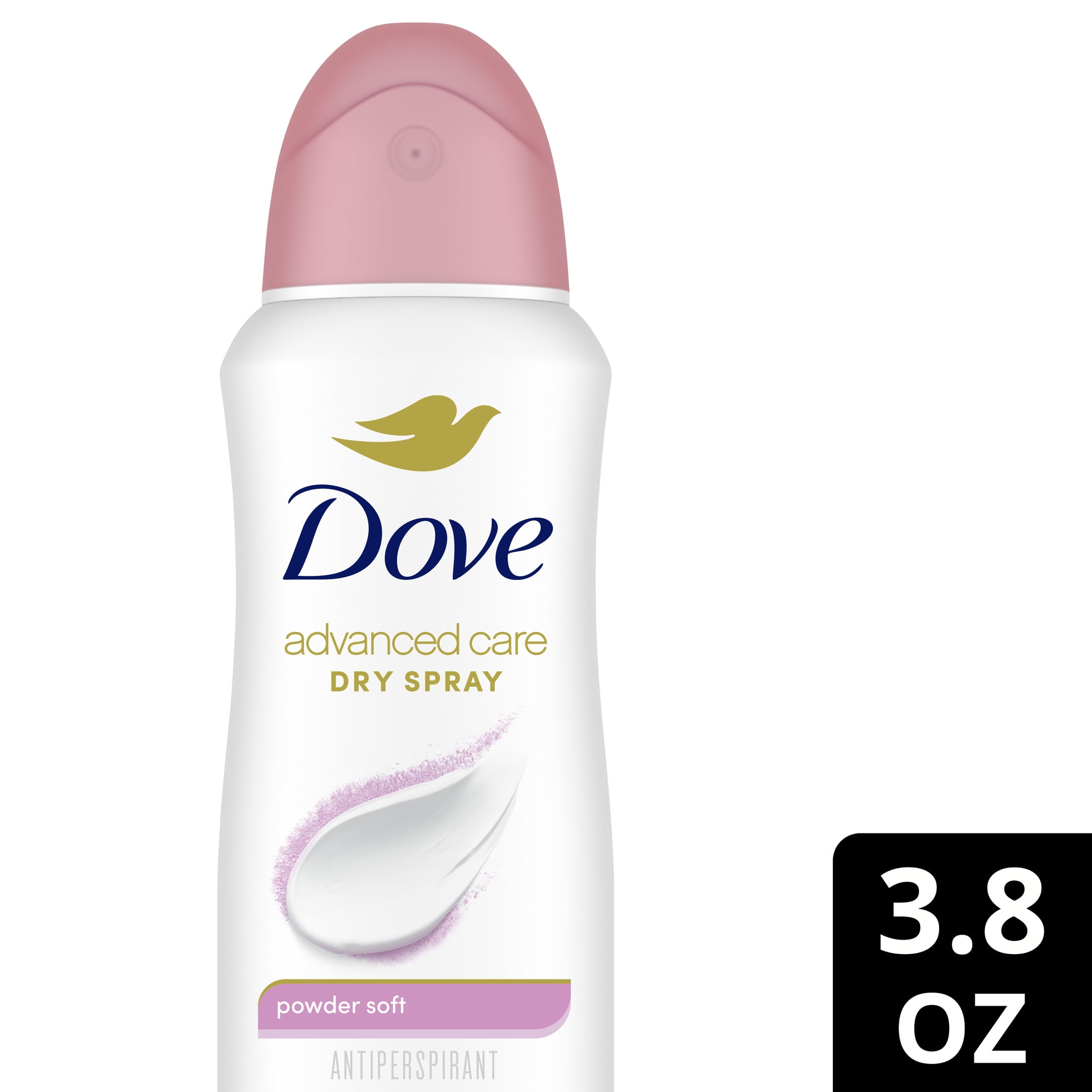 Dove Advanced Care Women's Antiperspirant Deodorant Spray Powder Soft, 3.8 oz Twin Pack
