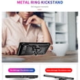 thumbnail image 5 of SaniMore Tri-layer Case for Google Pixel 7A 6.1" 2023, 360° Rotating Holder/Kickstand Rugged PC Back + TPU Bumper Magnetic Car Mount Anti-fingerprint Anti-fall Heavy Duty Protective Case, Black, 5 of 8