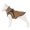 Khaki, variant on New Winter Dog Coat with Leash Harness Vest, Reflective Padded Jacket for Nighttime Use S-5XL