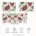 thumbnail image 2 of Yayeee Pillowcase King Size Set of 2 Satin Wrinkle Resistant Pillow Case, Christmas Floral, 2 of 8