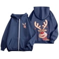 thumbnail image 6 of HGIEYS Womens Zip Up Hoodies 2026 Casual Long Sleeve Zipper Sweatshirts Fall Winter Comfy Track Jackets with Pockets, 6 of 8