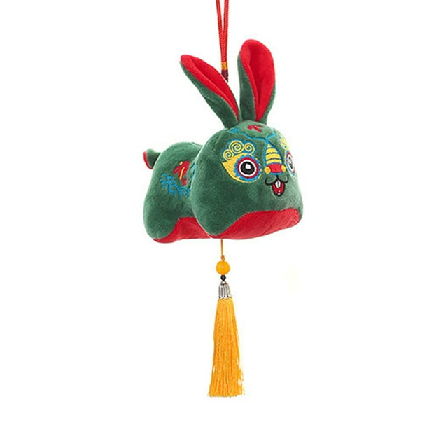 Bunny Animal Stuffed Toy Rabbit Mascot Plush Doll Pendant For Kids Girls Boy Gift Home Party Decor