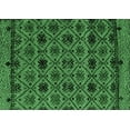 thumbnail image 1 of Ahgly Company Indoor Rectangle Abstract Emerald Green Modern Area Rugs, 3' x 5', 1 of 4