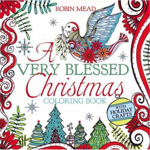 Pre-Owned A Very Blessed Christmas Coloring Book (Paperback)