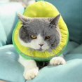 thumbnail image 1 of Collar de recuperación para gatos, collar de recuperación para gatos, collar protector, ajustable, cómodo, cono de curación de borde suave, diseñado para gatos, tamaño, 1 of 4