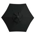 thumbnail image 3 of 6/8 huesos paraguas paraguas reemplazo de poliéster sunshade tela impermeable accesorios para ropa de lluvia lavable, 3 of 9