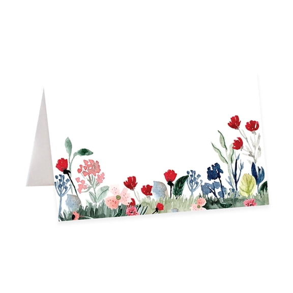 Koyal Wholesale Table Place Cards Watercolor Garden Wedding 56 Pack