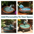 thumbnail image 5 of Sunnydaze Aqua Fish Glazed Ceramic Outdoor Water Fountain, 5 of 13