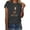 Dark Gray, variant on Dressy Blouses for Women Work Professional Womens Workout Tops Plus Size Women Tank Tops Loose Petite Crew Neck Tops Grey
