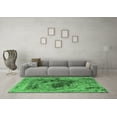 thumbnail image 3 of Ahgly Company Indoor Rectangle Oriental Emerald Green Industrial Area Rugs, 5' x 8', 3 of 4