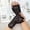 Black, variant on Breathable Lace Fingerless for Sun Driving Cycling Outdoor Summer Stretch Floral Pattern Fashionable for Daily Activities and Travel