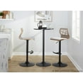thumbnail image 2 of Folia Adjustable Bar Stool, Black Bar Stools, Bar Chairs, Swivel Bar Stools, Bar Stools Set of 2, Bar Stools for Kitchen Counter (Light Grey Wood, Light Grey Fabric), 2 of 6
