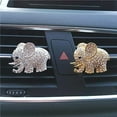 thumbnail image 4 of Auto Diamond Elephant Car Air Conditioning Outlet Clip Decorative Car Air Vent Clip Charm, Car Accessories, Cute Car Decor, 4 of 4