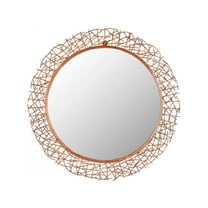 Twig Copper Mirror - 28.3W x 28.3H in.