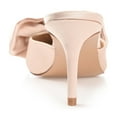 thumbnail image 4 of Journee Womens Tiarra Mules Mid Stiletto Pointed Toe Evening Pumps, Widths Available, 4 of 10