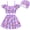 Apurple, variant on Kids Girls Zootopia2 Anime Cartoon Graphics Printed Costume Rash Guard Beachwear Hat 3 Pieces Swimsuit Sets Ruffles Bow Dress UPF 50+ Swimwear Summer Beach Party Princess Sport Bathing Suit 3-10