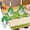 Number 0, variant on Konghyp Soccer Number Candles, Glitter Green Football Birthday Candles, Sports Themed Party Decor, Cake Toppers for Game Day Celebrations, Multi Use Party Essentials Fun