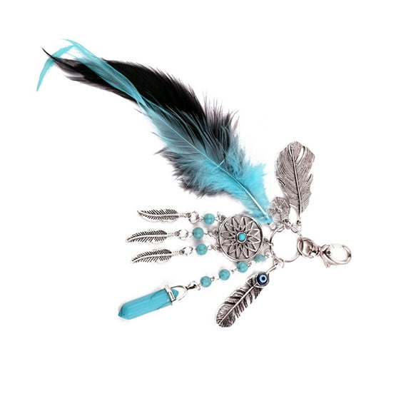 FOLOYORI Cute Keychain Dreamcatcher Key Ring Multi Alloy 1Pack