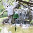 thumbnail image 4 of Dserhfy Japanese Bless Wind Chime Cast Iron Outdoor Small Wind Chime Retro Garden Hanging Wind Bell for Good Luck Patio Balcony Decoration, 4 of 8