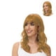 thumbnail image 5 of Pisexur Belleza Maquillaje Flequillo con clip, cabello natural, semitejido a mano, marrón, con patillas, postizos para mujer, flequillo curvo para uso diario.para mujeres y hombres, 5 of 6