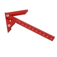 thumbnail image 1 of Centers Finder, Aluminum Alloy Portable Center Finding Gauge Clear Scale Wide Application 45 90 High Accuracy  for Measurement, 1 of 8
