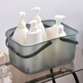 thumbnail image 5 of BiFandian Portable Shower Caddy Basket, Plastic Bathroom Organizer with Handle, Waterproof Toiletry Storage for Dorm, Gym, Camping, Travel, Hanging, Drain Bottom, 5 of 6