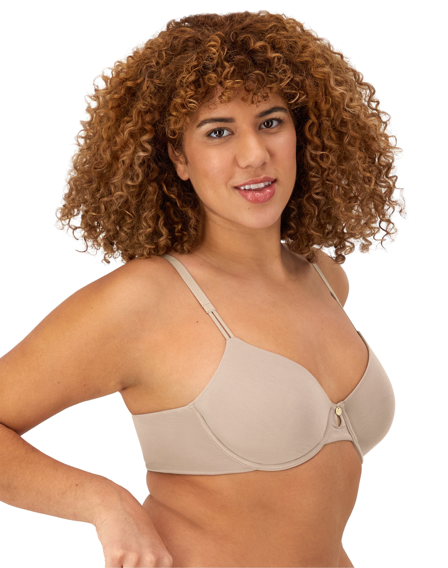 Women's Maidenform DM2403 Luxe Essentials Full Coverage T-Shirt UW (Evening Blush 34A)