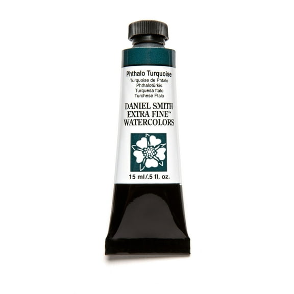 Daniel Smith Extra Fine Watercolor, 15 ml, Phthalo Turquoise