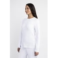 thumbnail image 6 of Gildan Women’s Crew Neck Long Sleeve Underscrub T-Shirt, 2-Way Stretch, Sizes XS-2XL, 6 of 9