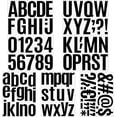 thumbnail image 1 of Calcomanías de letras YONGSHENG autoadhesivas de vinilo 4 pulgadas negras, 1 of 5