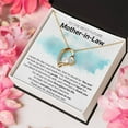 thumbnail image 5 of Gift For Future Mother-in-law The One Necklace, Future Mother In Law Necklace Future Mother In Law Gift Mother Of The Groom Gift - Forever Love Necklace - White Gold or Yellow Gold - Gift Box, 5 of 5