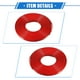 thumbnail image 5 of Protectores de borde de puerta de automóvil, tira de carrocería, 32 pies de longitud, 12 mm, 1/2 pulgada de ancho, tira de moldura de automóvil universal para puerta de vehículo, ventana, PVC a prueba de rayones, rojo Unique Bargains molduras de panel lateral de automóvil, 5 of 7