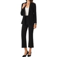thumbnail image 2 of INSPIRE CHIC Business Blazer for Women's Casual Long Sleeve Work Office Open Front Suit Jacket XS Black, 2 of 6