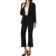 thumbnail image 2 of Blazer de Negocios INSPIRE CHIC para Mujer, Chaqueta de Oficina de Manga Larga Casual Abierta, S Negro, 2 of 6
