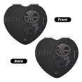 thumbnail image 2 of Pofeuu The Binding of Isaac for Portable Pocket Makeup Mirror PU Cover Compact Travel Mirror with Normal and Magnifying Double Sided Glass-Heart Shape, 2 of 9