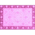 thumbnail image 1 of Ahgly Company Indoor Rectangle Oriental Purple Modern Area Rugs, 3' x 5', 1 of 4