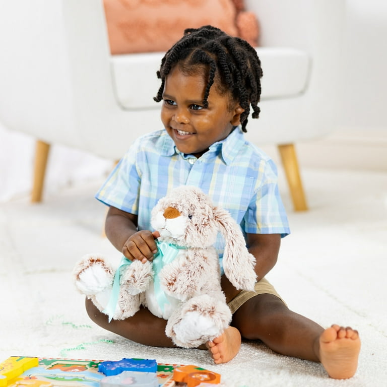 Melissa & Doug Burrow Bunny Rabbit Stuffed Animal, 9 inches