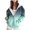 Dark Blue, variant on Womens Blouses Casual Winter Fall Comfy Hooded Long Sleeve Bubble Drop Shoulder with Pocket Gradient Leisure Polyester Hoodies Outerwear(Navy,L)