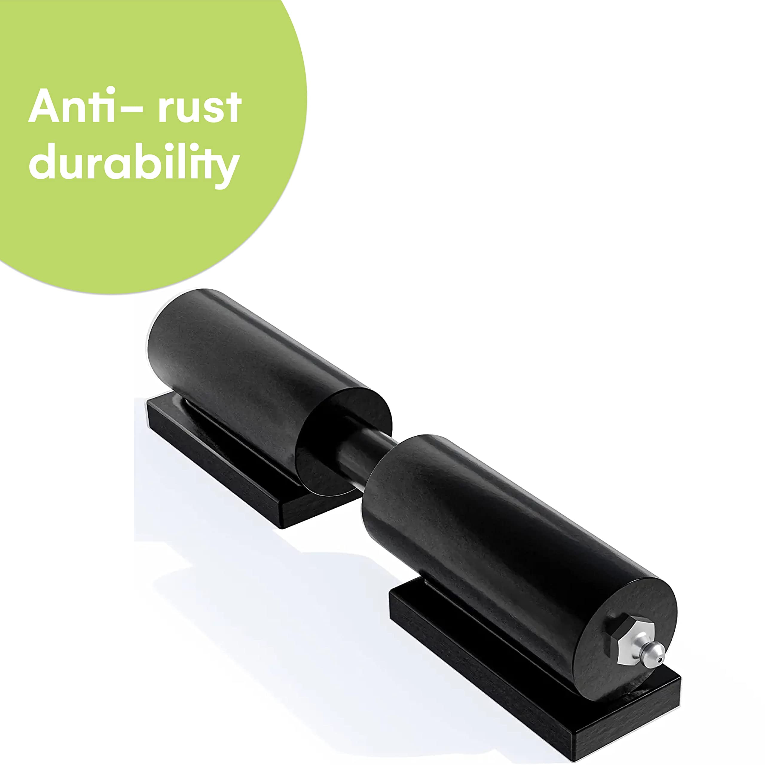 Heavy Duty Gate Hinges for Metal Gates - Retractable Driveway Guard - 5" Barrel Hinges - 2-Pack 450lb Capacity Weldable Hinges - Stainless Steel Hardware