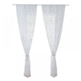 thumbnail image 2 of Marble Embroidered Sheer Curtains 2 Panels Set Bedroom Living Room Semi Sheer Curtains Golden Silver Marble Pattern Embroidery Drapes Rod Pocket Window Treatments,W39.4 x 78.7 inch, 2 of 6