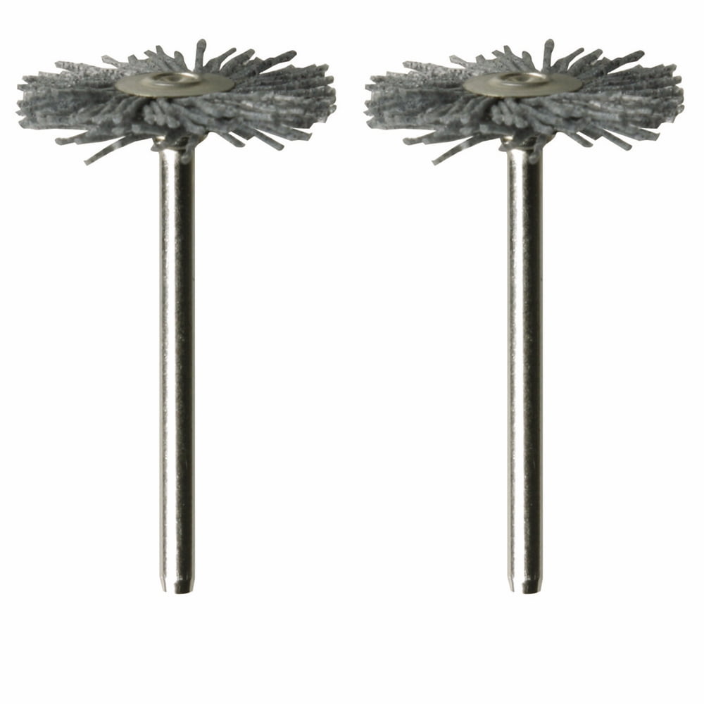 Dremel 53802 1 In. Silicon Carbide Impregnated Nylon Brushes (2 Pack