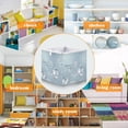 thumbnail image 5 of Foldable Fabric Storage Bin Home Cubes Clothing Organizer Bins Large Collapsible Box Basket for Home Organizer Crystal Snowflakes and Glass Ornaments, 5 of 7