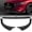 Unpainted Matt Black, variant on Stay Tuned Performance For 2019-2026 Mazda 3 Hatchback 5DR Matt Black Front Bumper Lip Spoiler MS-Style