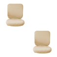 thumbnail image 4 of Guardoinrt Soft and Breathable Swivel Chair Cover Seating Experience Beige Backrest + Cushion Cover 2Set, 4 of 6