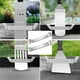 thumbnail image 2 of Soporte de espátula para plancha de acero inoxidable, 2 uds., soporte para herramientas de barbacoa, accesorios para plancha para otras planchas TUNC Sencillez, 2 of 5