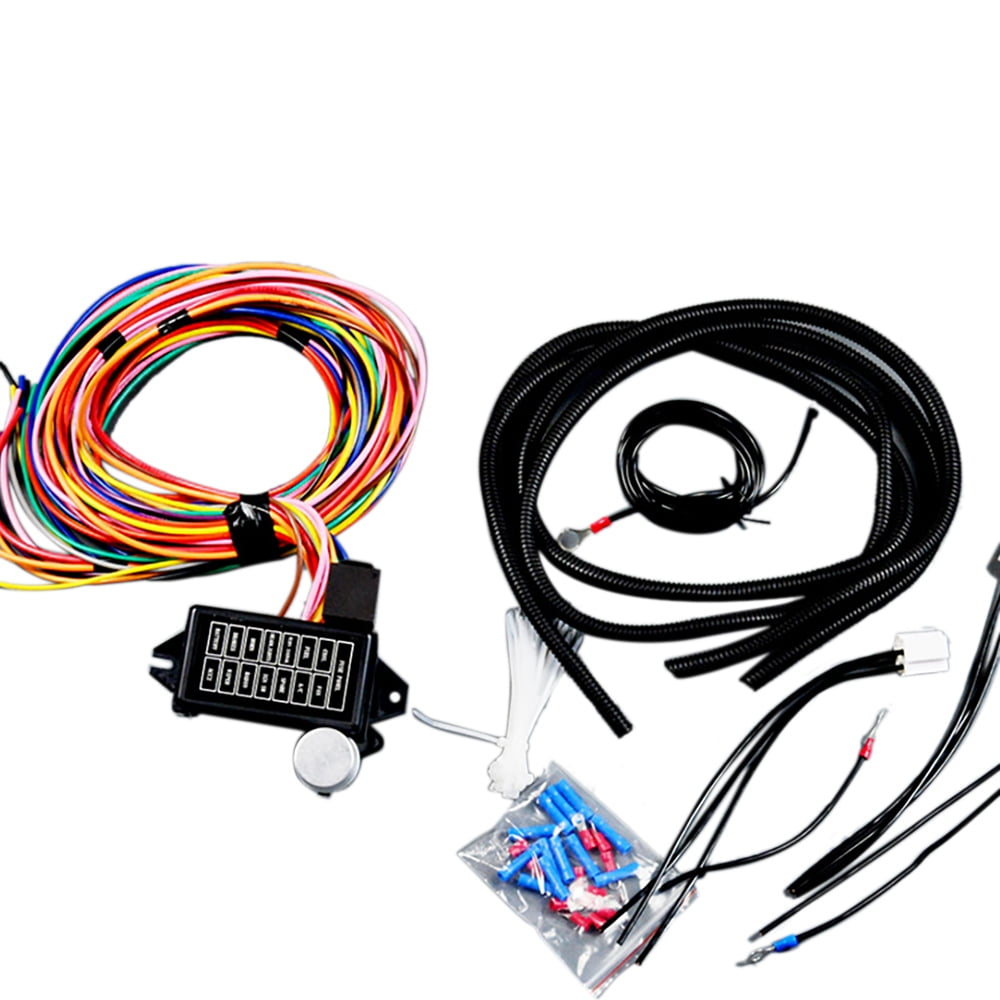 14Way Wiring Harness Circuit Wiring Kit Street Rod Wire Harness Kit