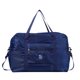 thumbnail image 2 of Bolsa de viaje plegable | Equipaje de mano deportivo para mujeres y niñas | Nailon resistente al agua | Capacidad de 25 l | Bolsa de fin de semana ligera y plegable | Negro, azul marino, gris y vino, 2 of 6
