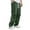 Army Green, variant on Riecok Track Pants for Men Summer Elastic Waist Cargo Pants Drawstring Workout Trousers with Pockets Black M