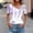 #0255-Multicolor, variant on Womens Asymmetrical Neck Tunic Tops Dressy Casual Curved Hem Short Sleeve T Shirt with Button Summer Trendy Blouse